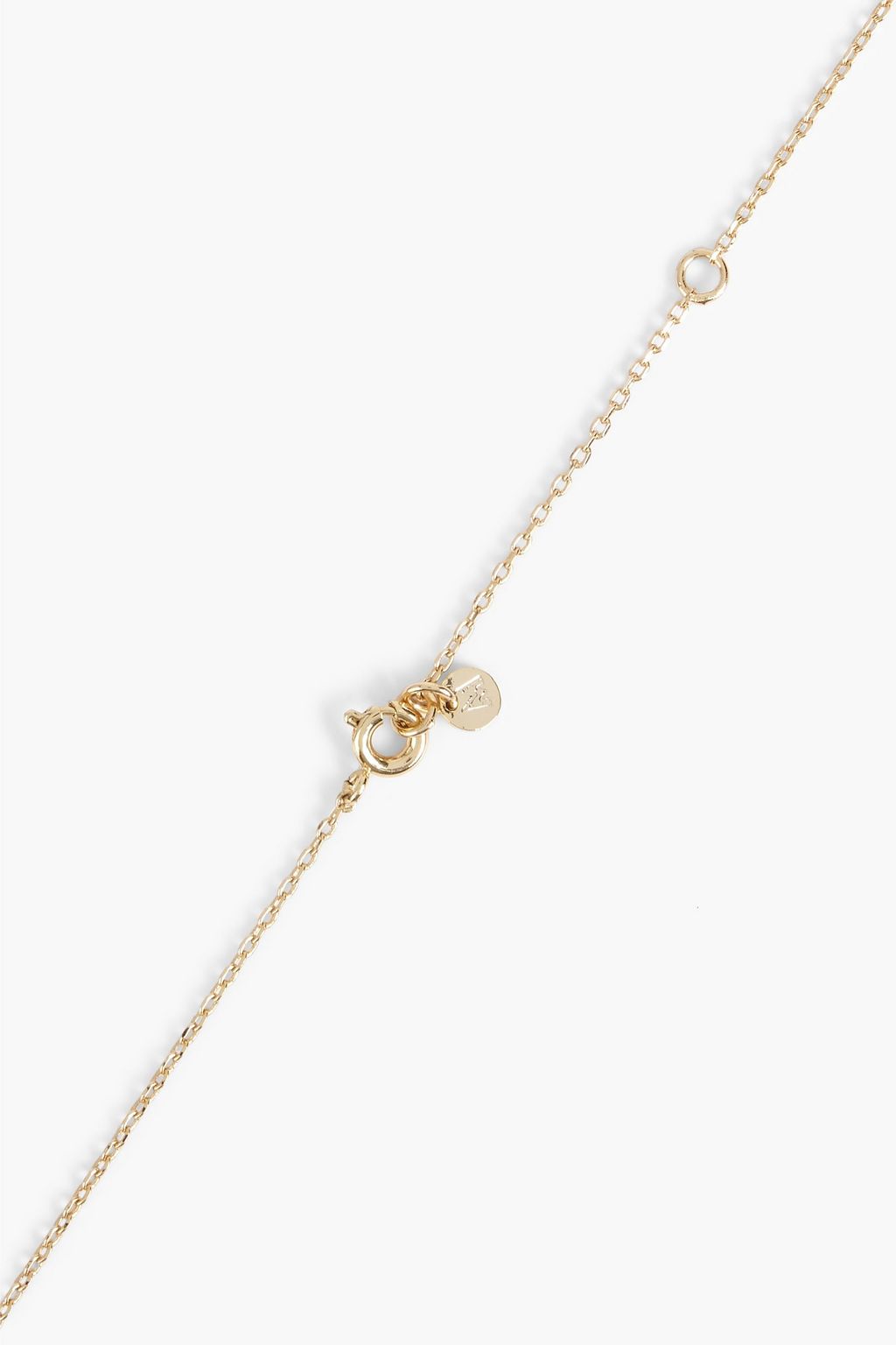 MAJE Gold-tone crystal necklace