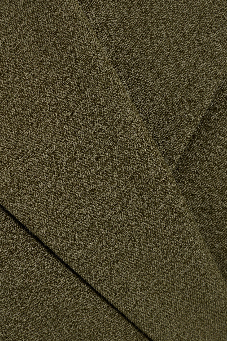 Derek Lam 10 Crosby Ady Double-breasted Cotton-blend Blazer In Army Green