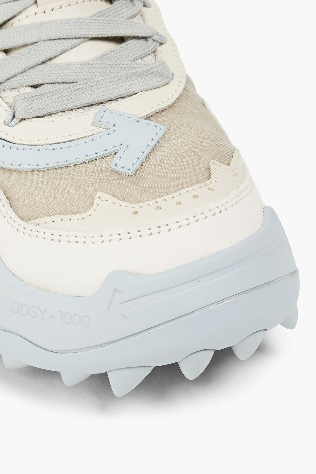 OFF-WHITE™ Odsy-1000 メッシュ&レザー スニーカー バイカラー