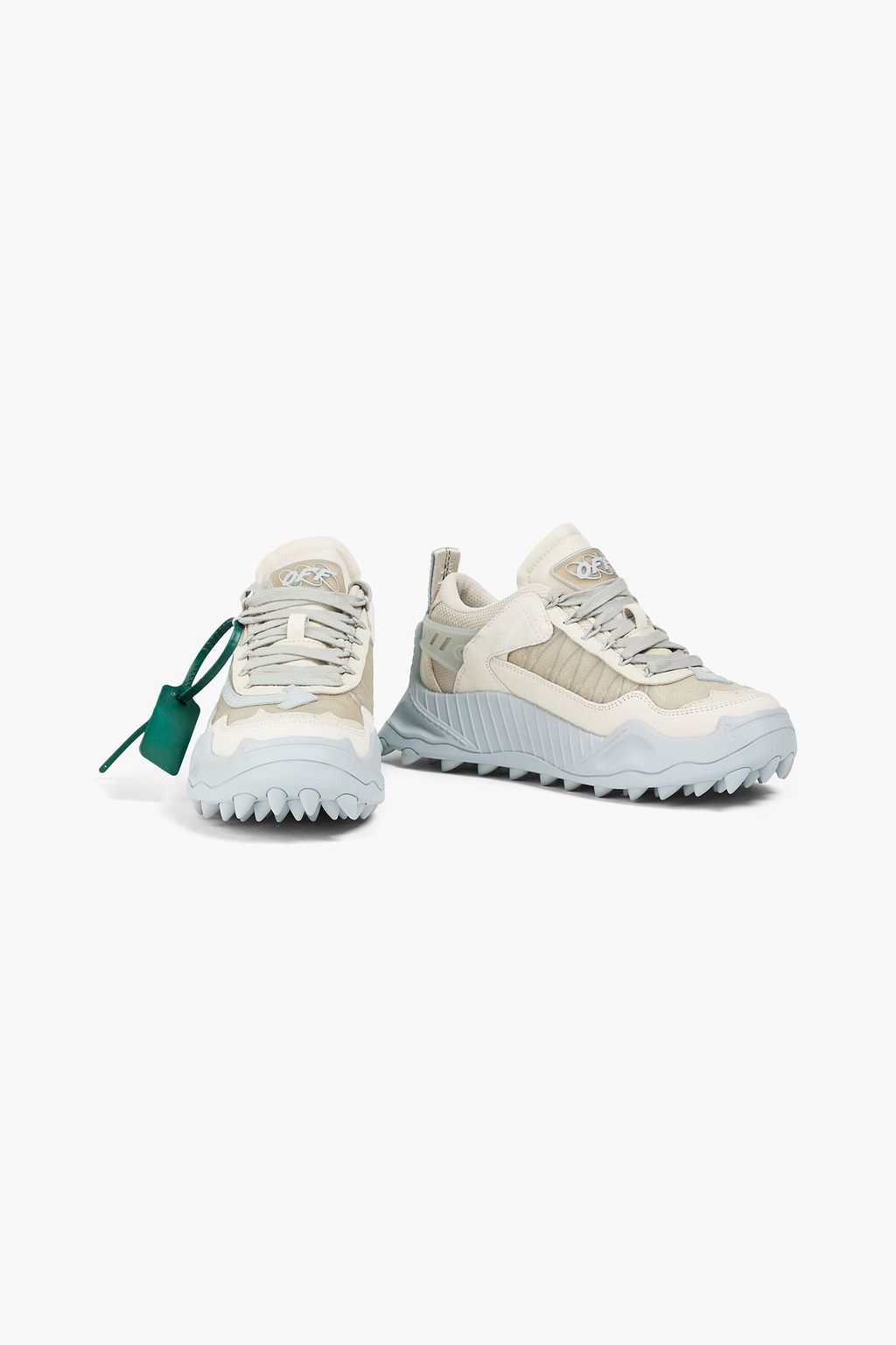 OFF-WHITE™ Odsy-1000 メッシュ&レザー スニーカー バイカラー