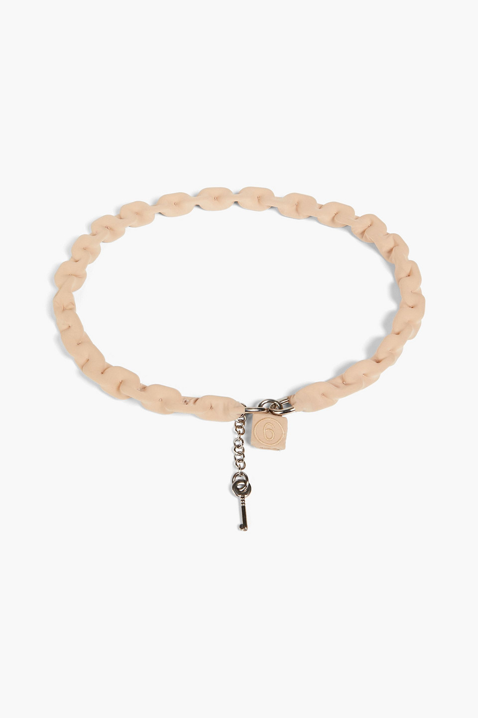 MM6 Maison Margiela - Silver-tone belt - Pink - XS