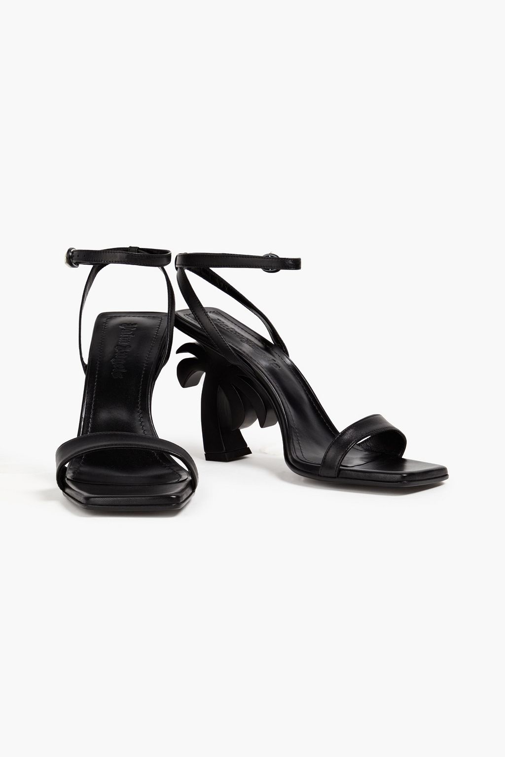 PALM ANGELS Palm Heels 38 レザー サンダル