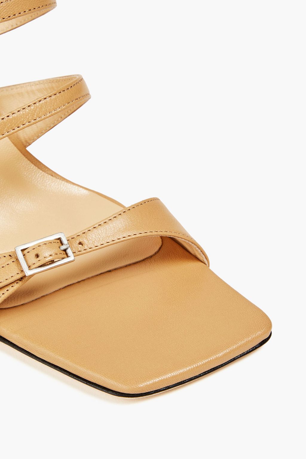 BY FAR Malene 95 buckled leather mules