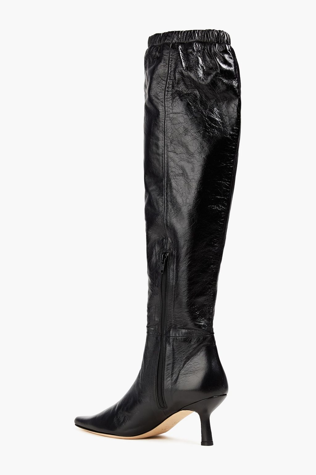BY FAR Gwen 65 glossed-leather boots