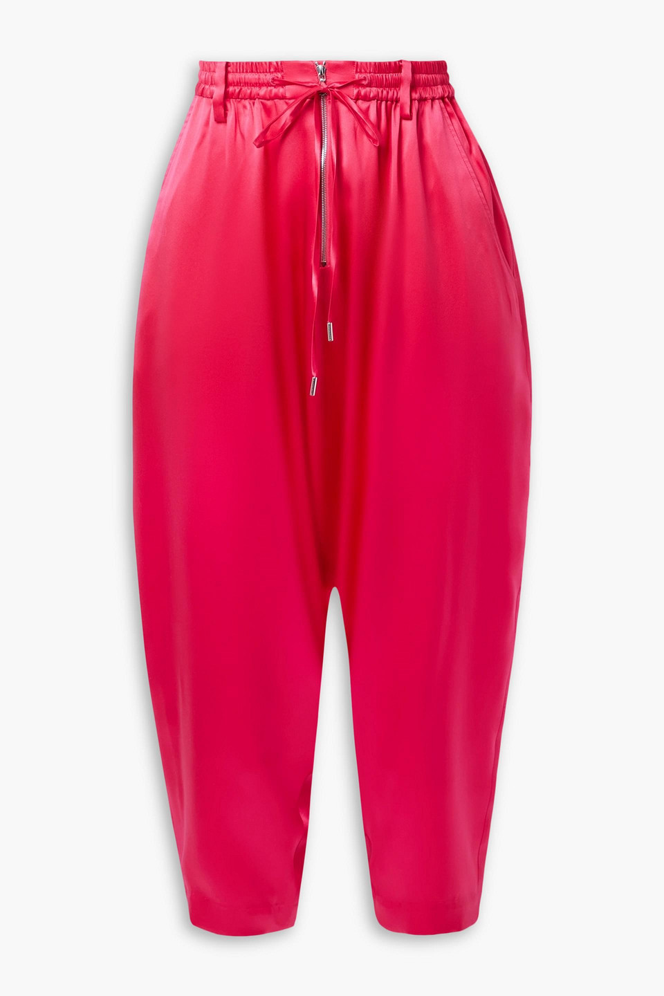 Lyle cropped silk tapered pants