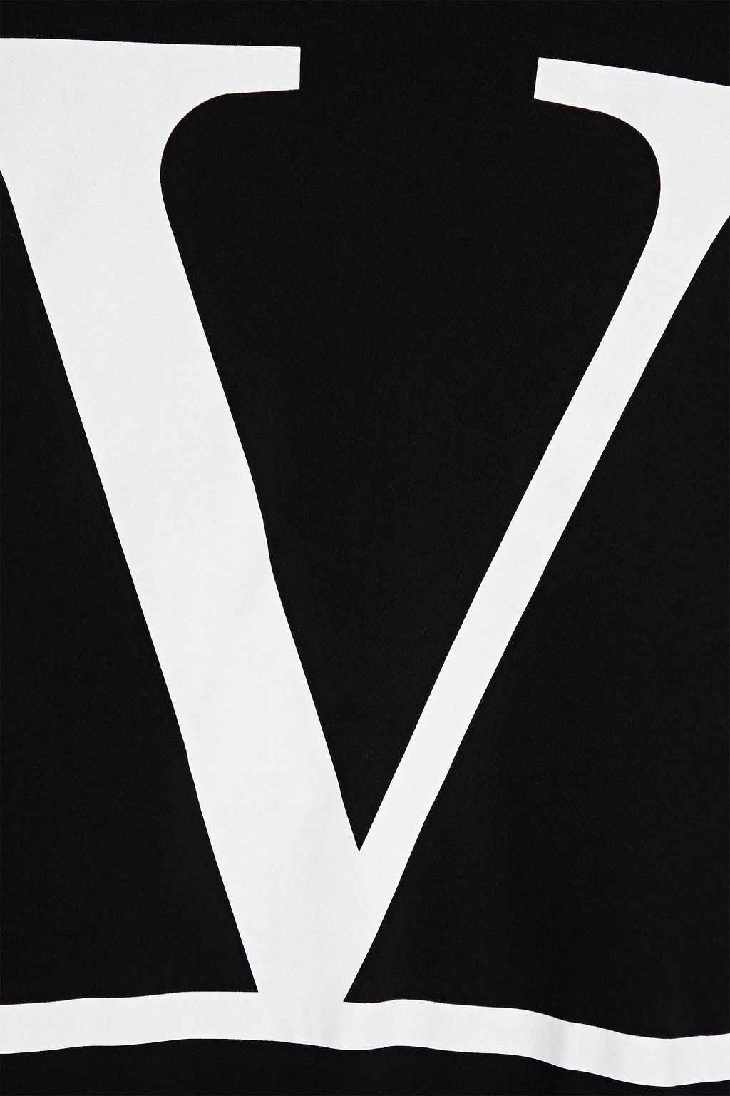 VALENTINO Printed cotton-jersey T-shirt