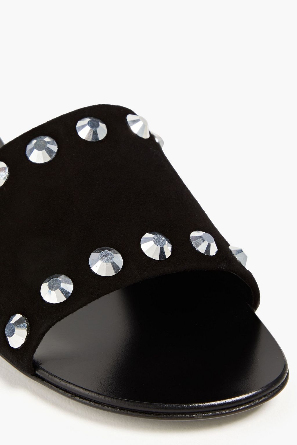 GIUSEPPE ZANOTTI Roll 10 studded suede slides