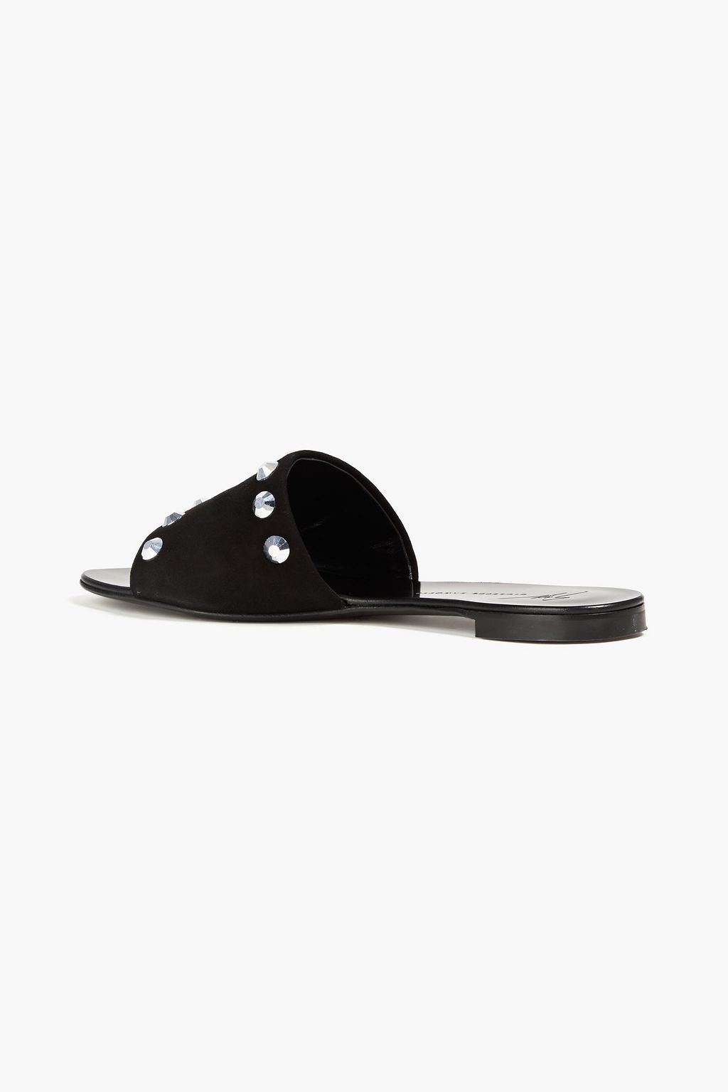 GIUSEPPE ZANOTTI Roll 10 studded suede slides