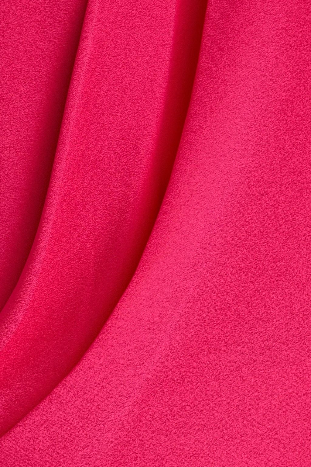HALSTON HERITAGE Harlow pleated draped crepe mini dress