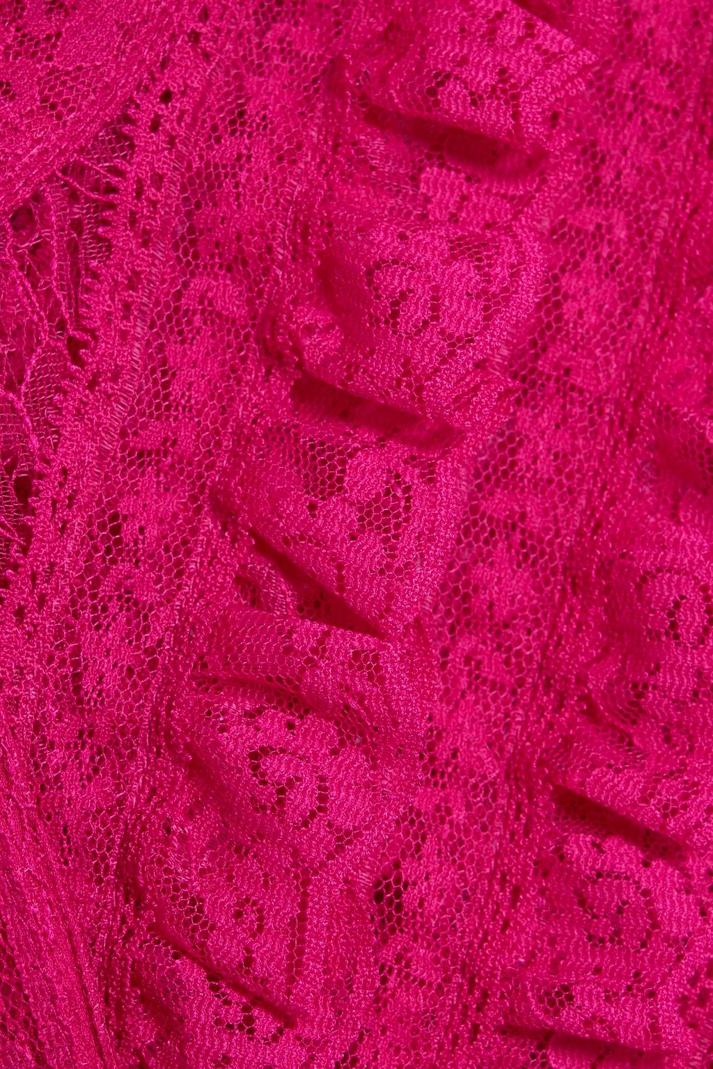 ALICE + OLIVIA Rheba ruffled lace top