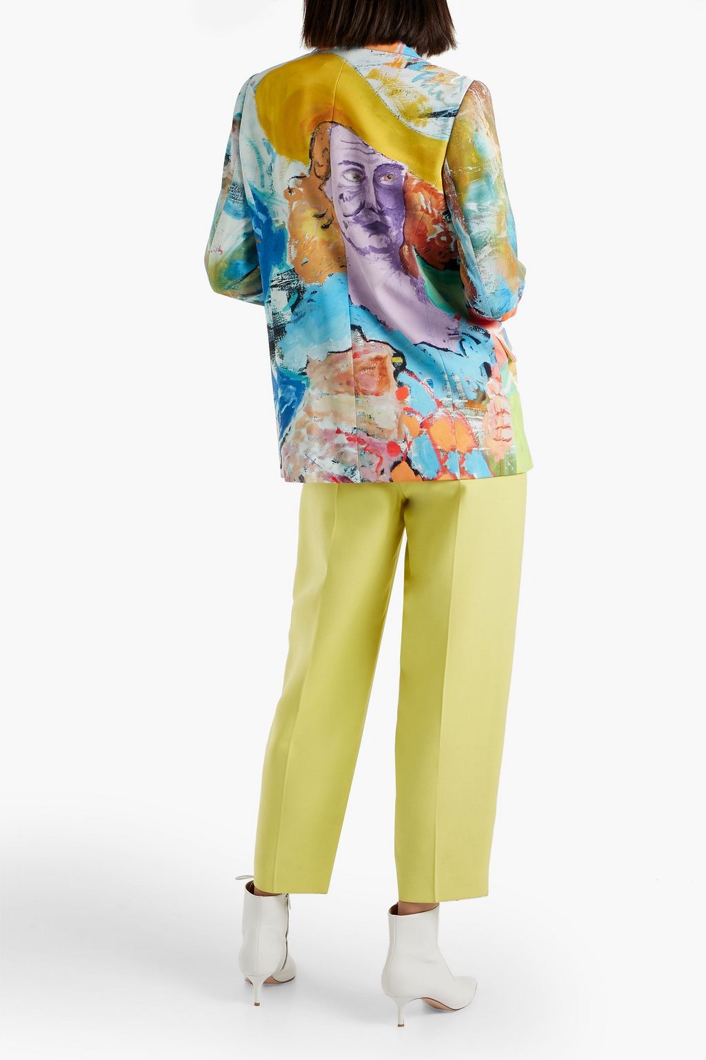 ALICE + OLIVIA + Kidsuper Denny printed crepe blazer