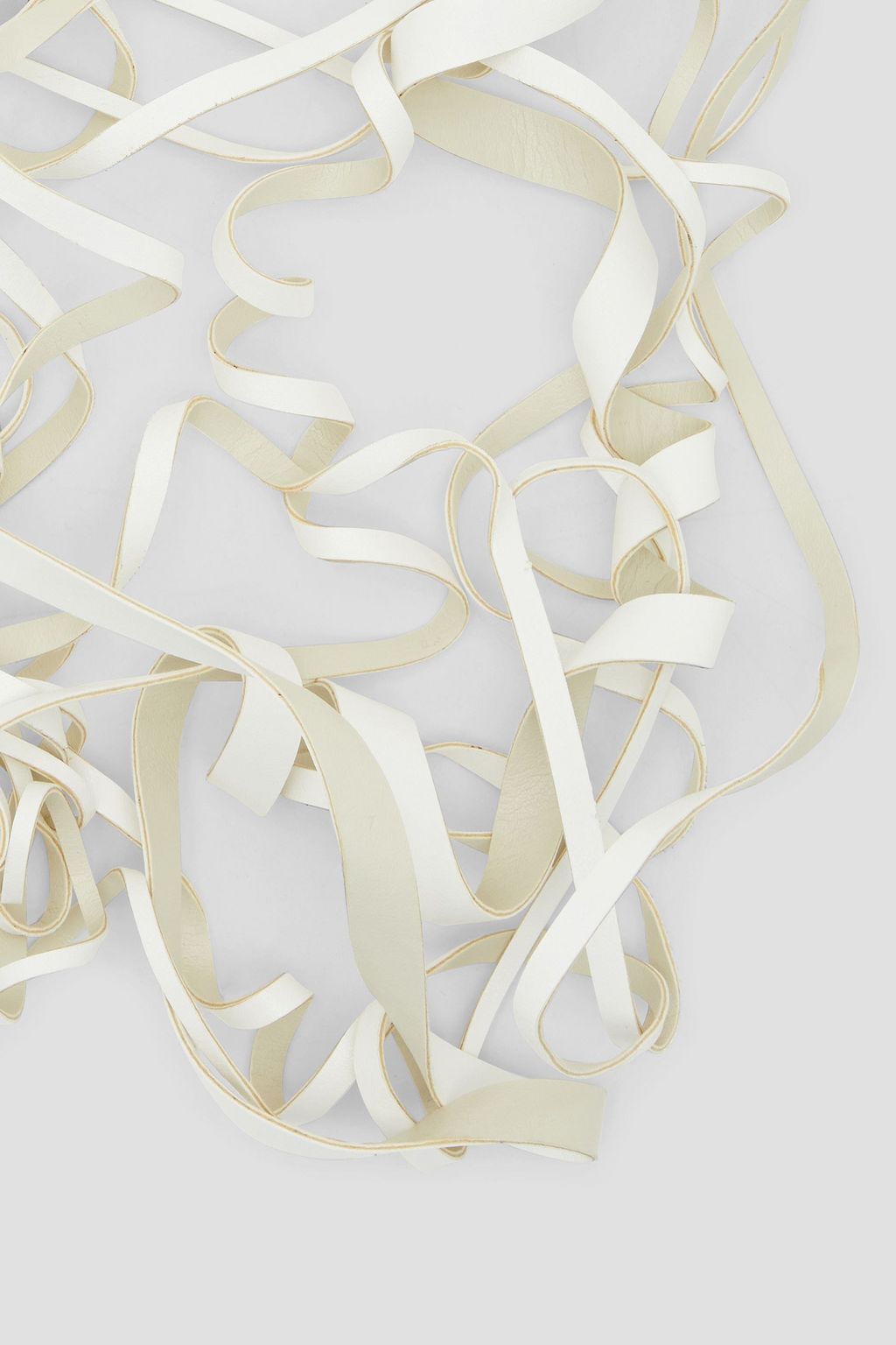 MM6 MAISON MARGIELA Silberfarbene Kette aus Kunstleder