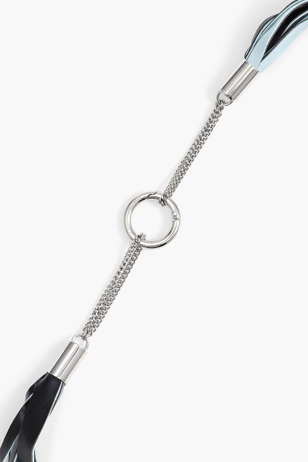 MM6 MAISON MARGIELA Silberfarbene Kette aus Kunstleder