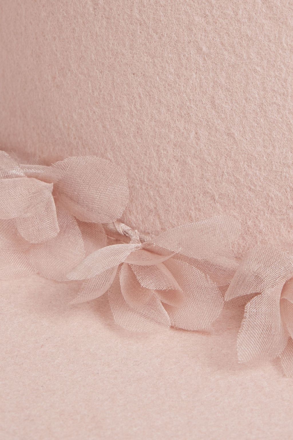 EUGENIA KIM Blaine Fedora aus Wollfilz mit floralen Applikationen