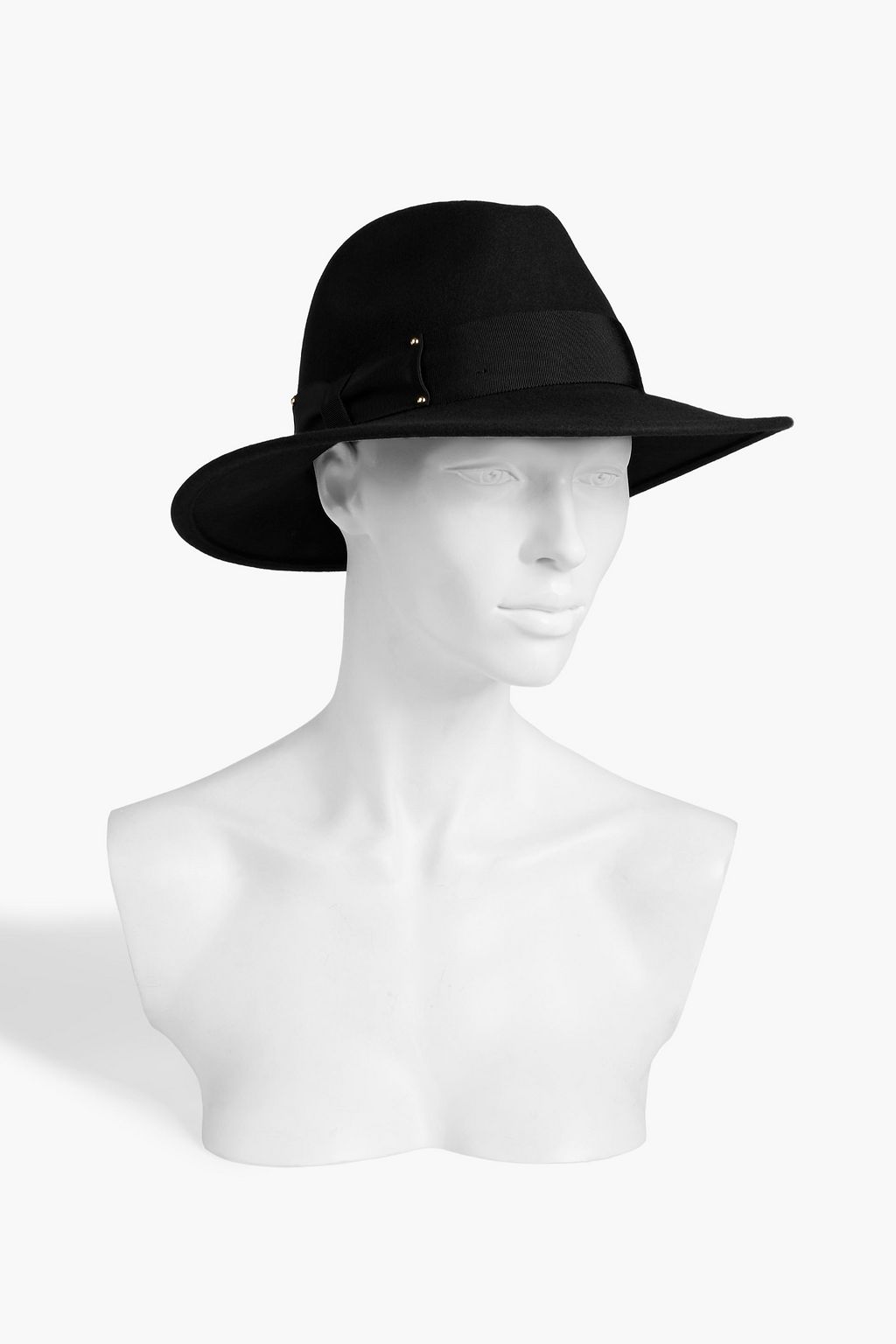 EUGENIA KIM Bianca grosgrain-trimmed wool-felt fedora