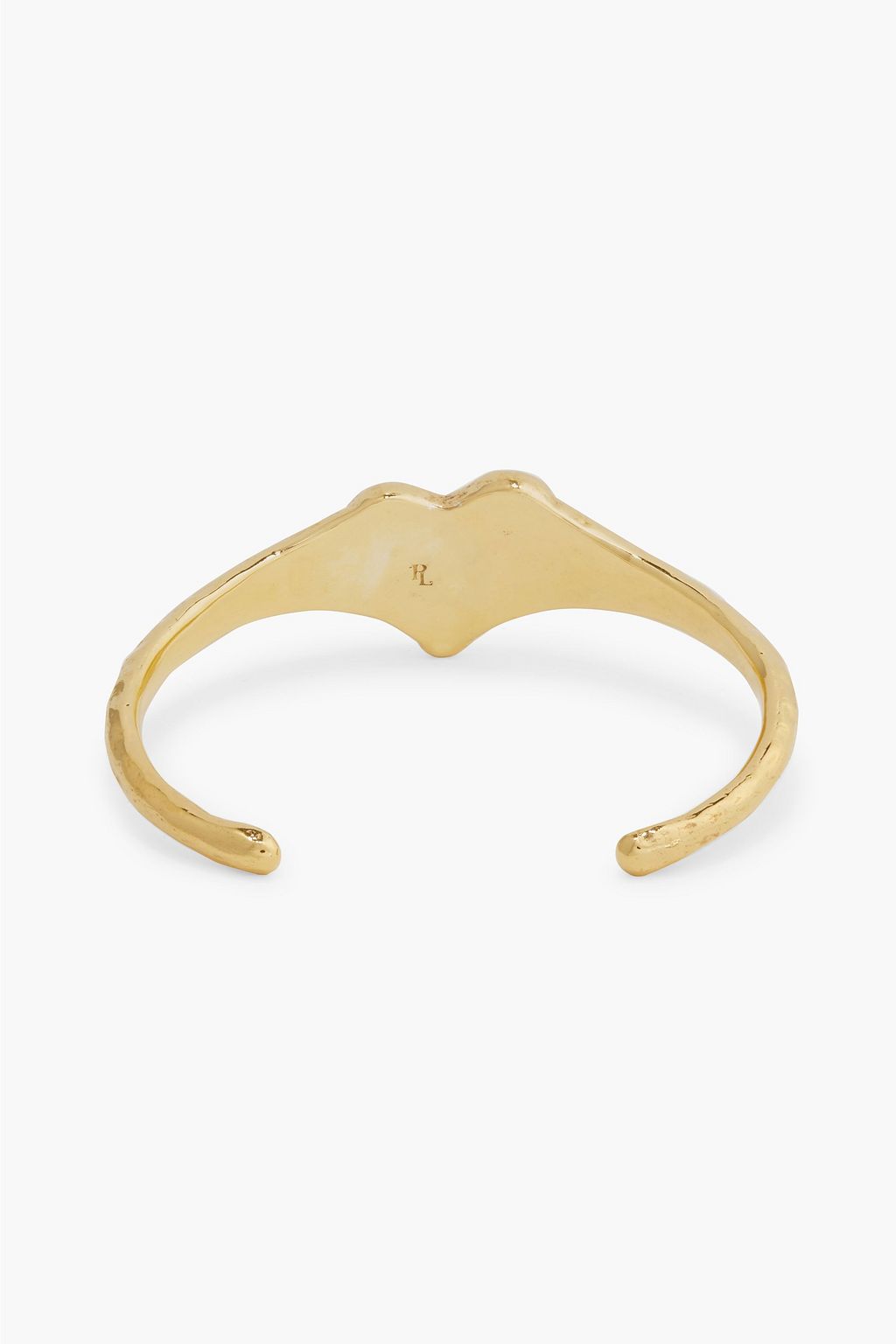 PAMELA LOVE Hammered gold-plated cuff