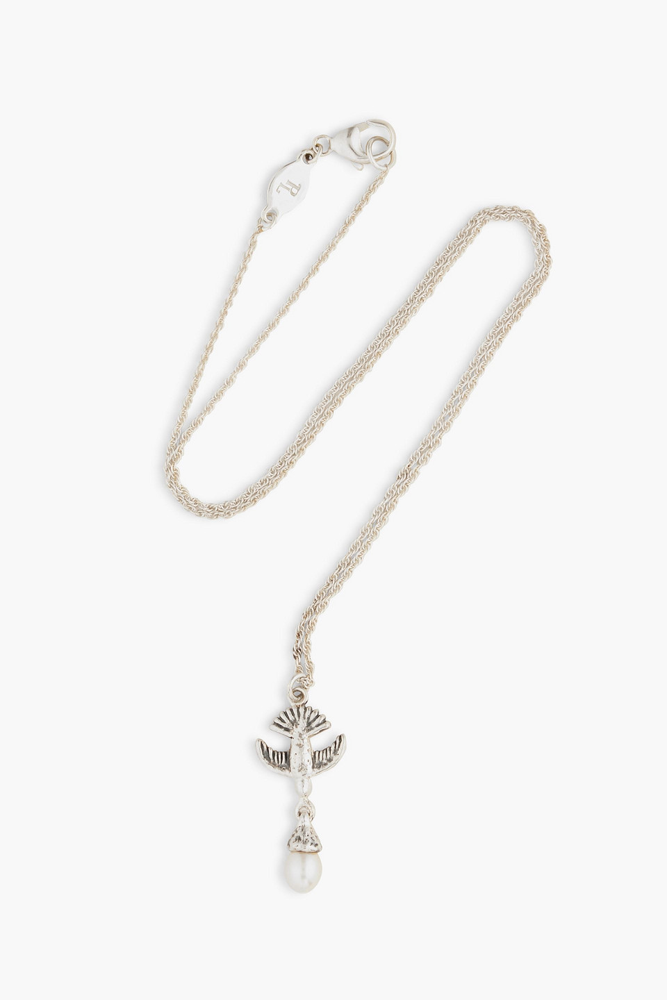 Pamela Love Sterling Silver Freshwater Pearl Necklace