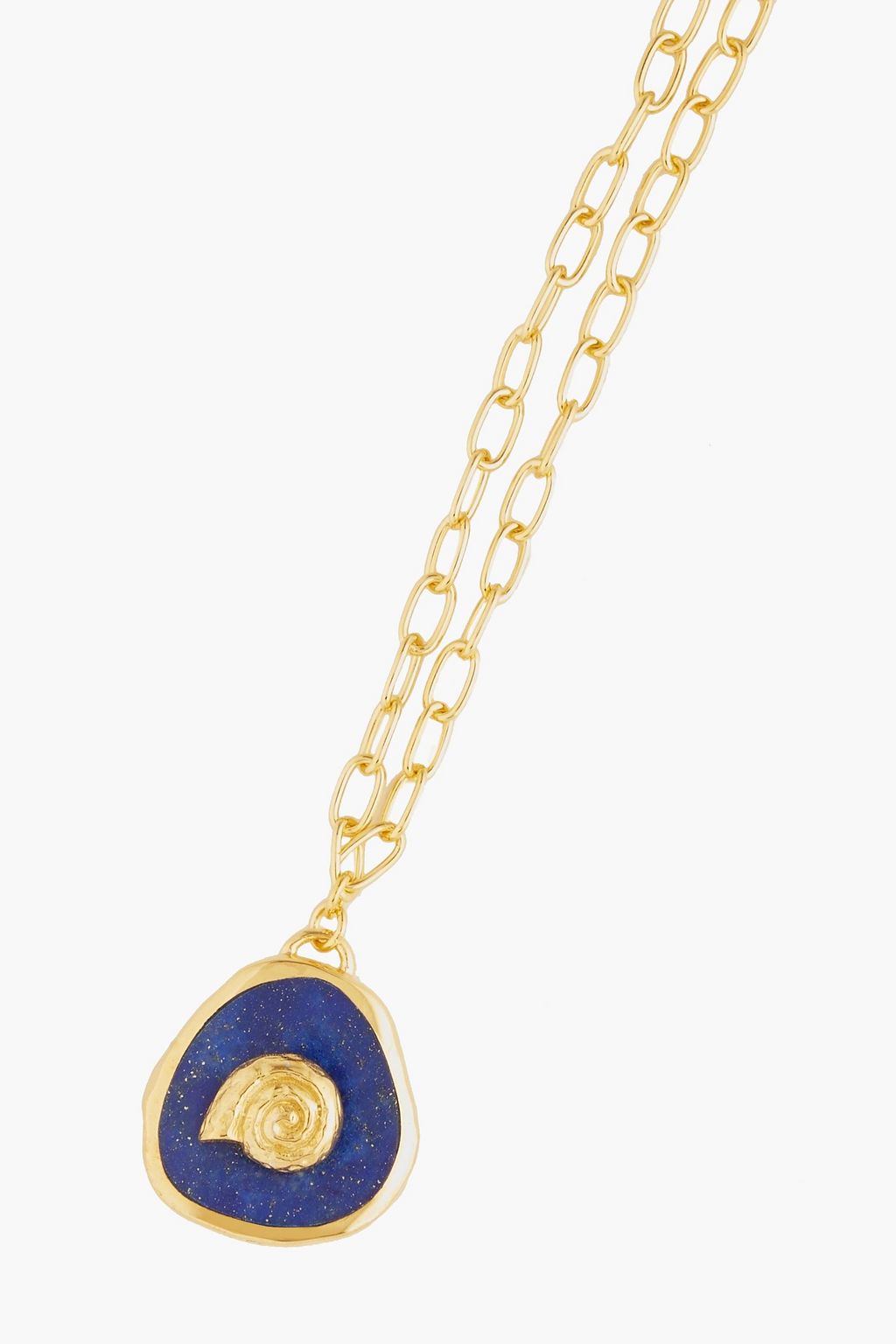 PAMELA LOVE Gold-plated lapis lazuli necklace