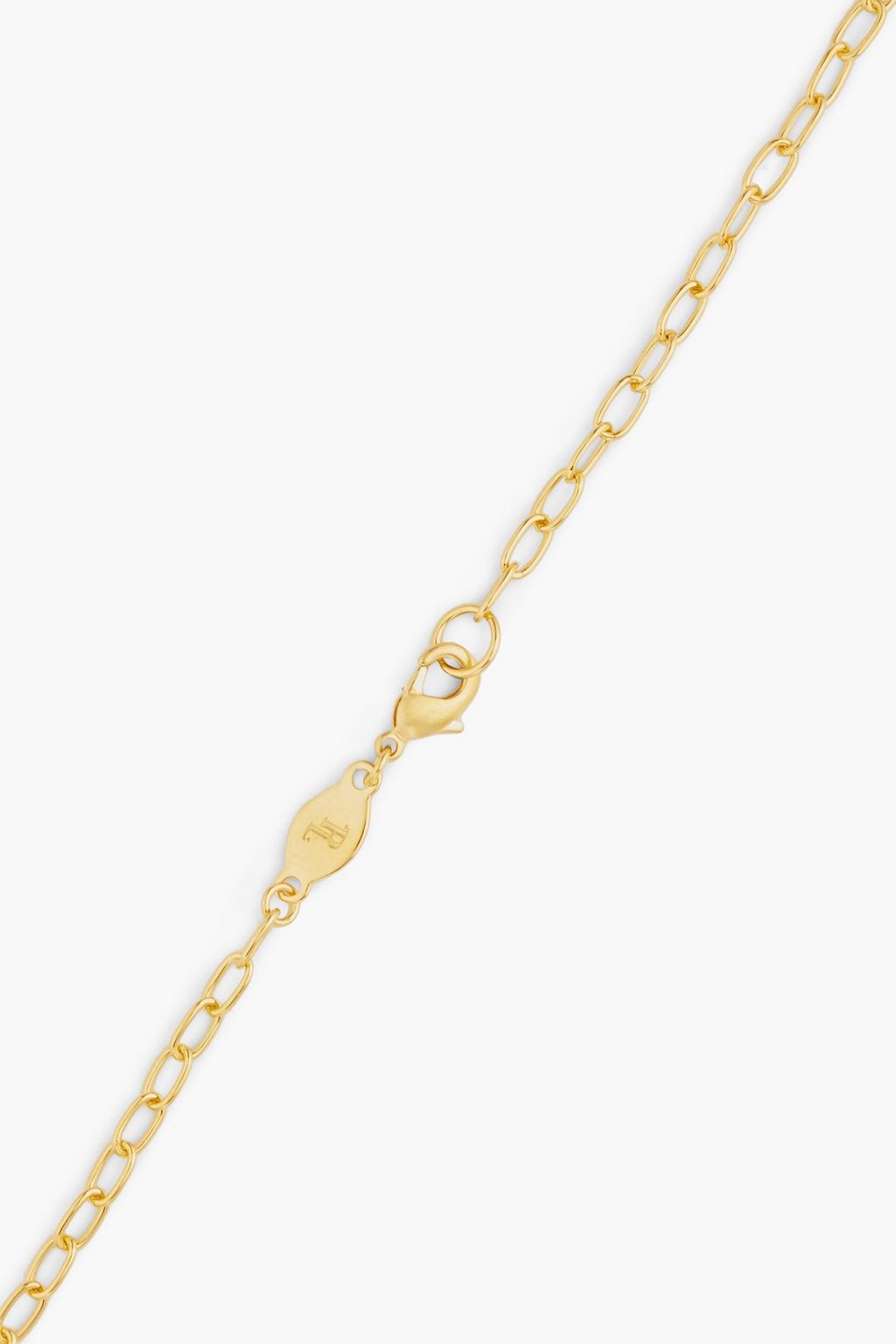 PAMELA LOVE Gold-plated lapis lazuli necklace