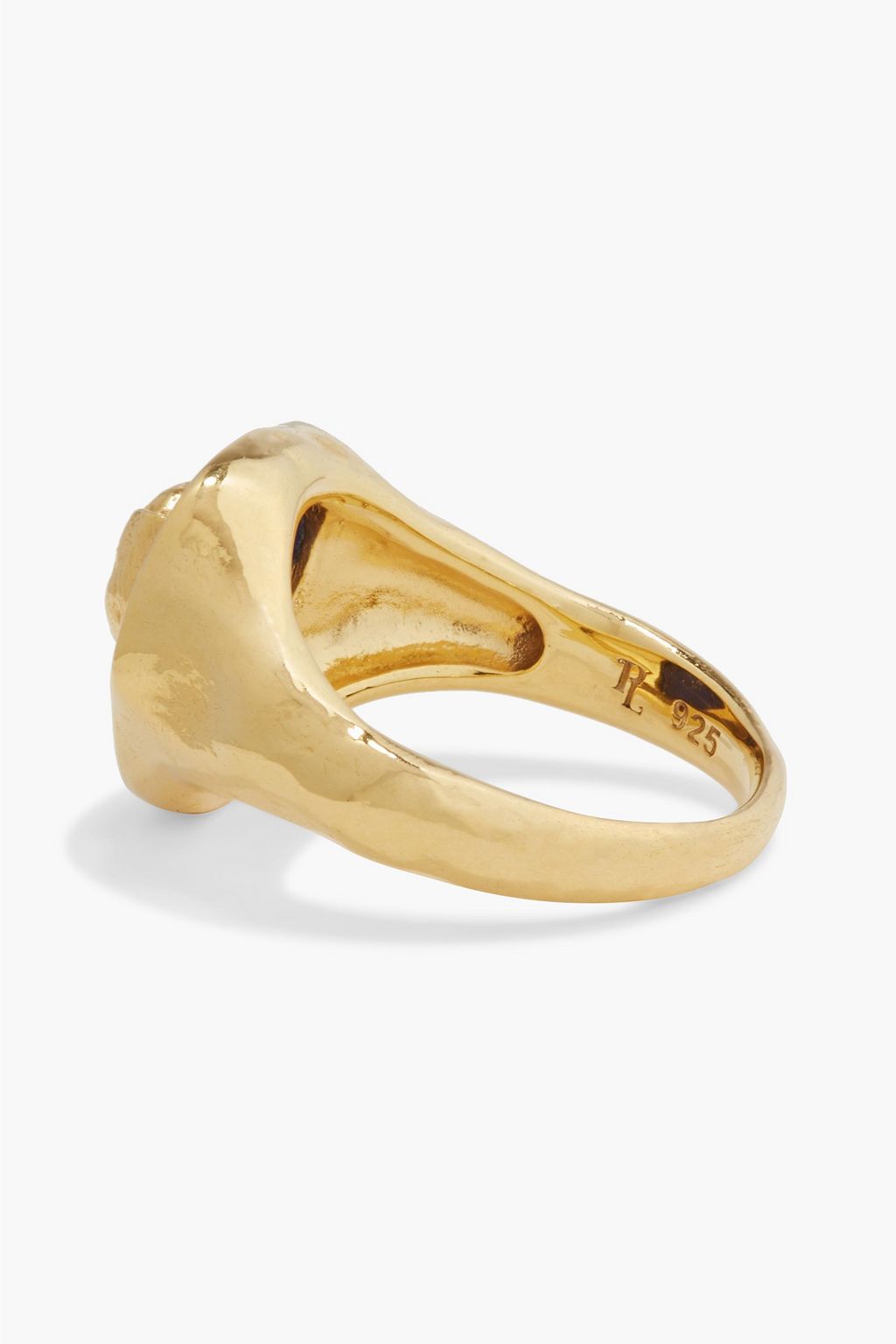 PAMELA LOVE Gold-plated lapis lazuli ring