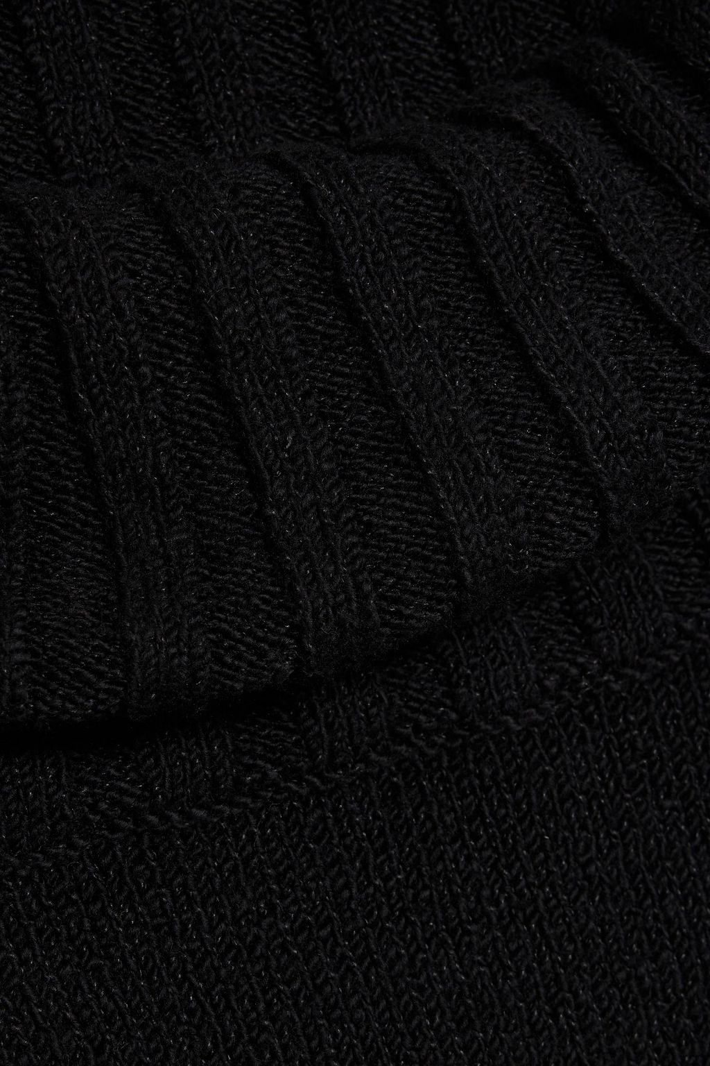 NICHOLAS Cropped cotton-blend turtleneck sweater