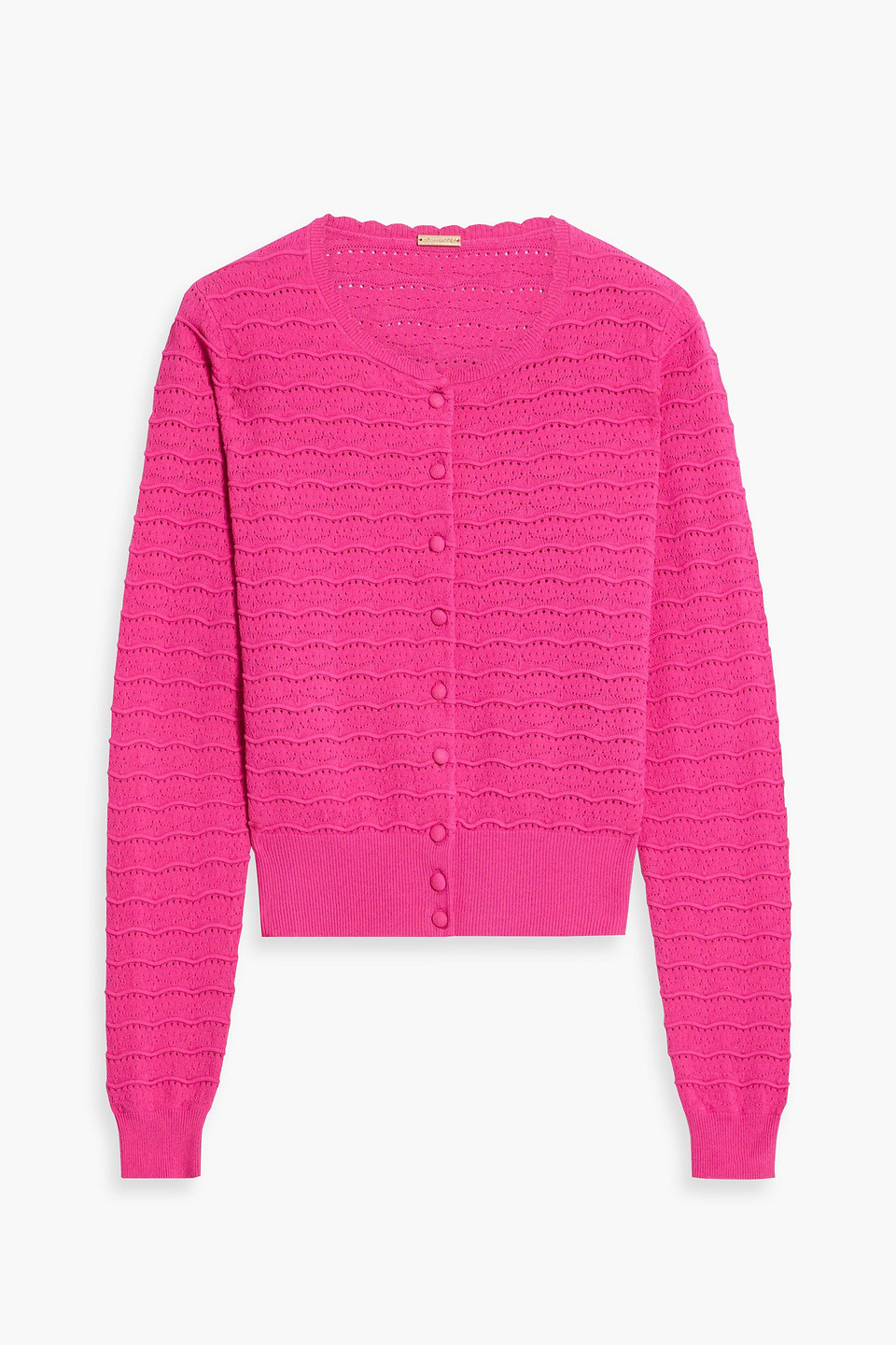 Adam Lippes Pointelle-knit cardigan