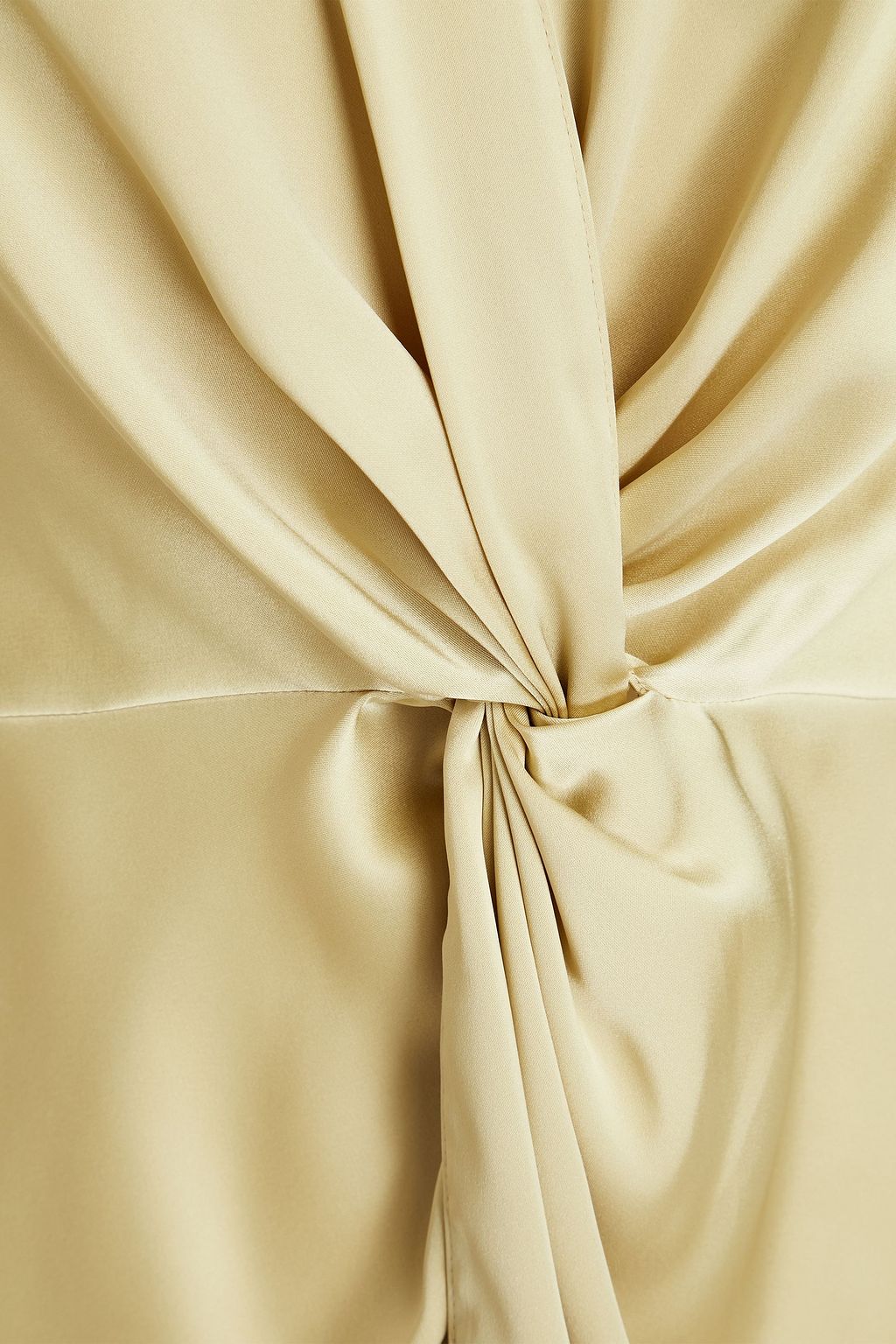 THEORY Twist-front satin blouse