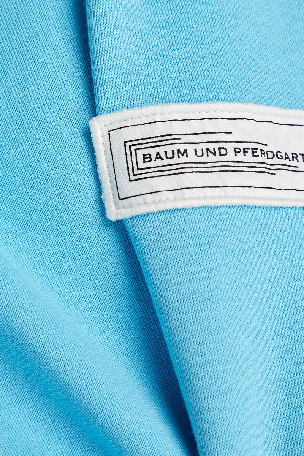 BAUM UND PFERDGARTEN Jazara appliquéd organic cotton-fleece sweatshirt