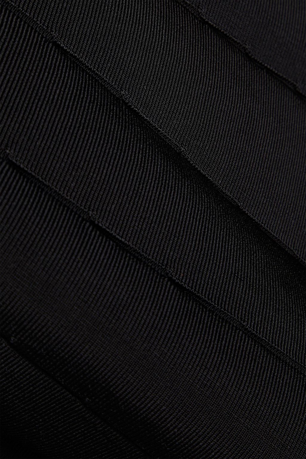 HERVÉ LÉGER Pleated ponte mini dress