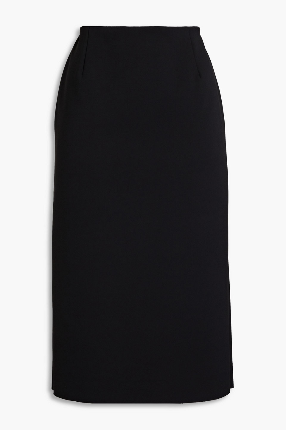 Oscar De La Renta Scuba Pencil Skirt In Black