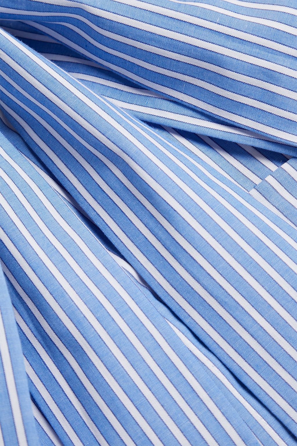 BAUM UND PFERDGARTEN Ayanna striped organic cotton-poplin shirt dress