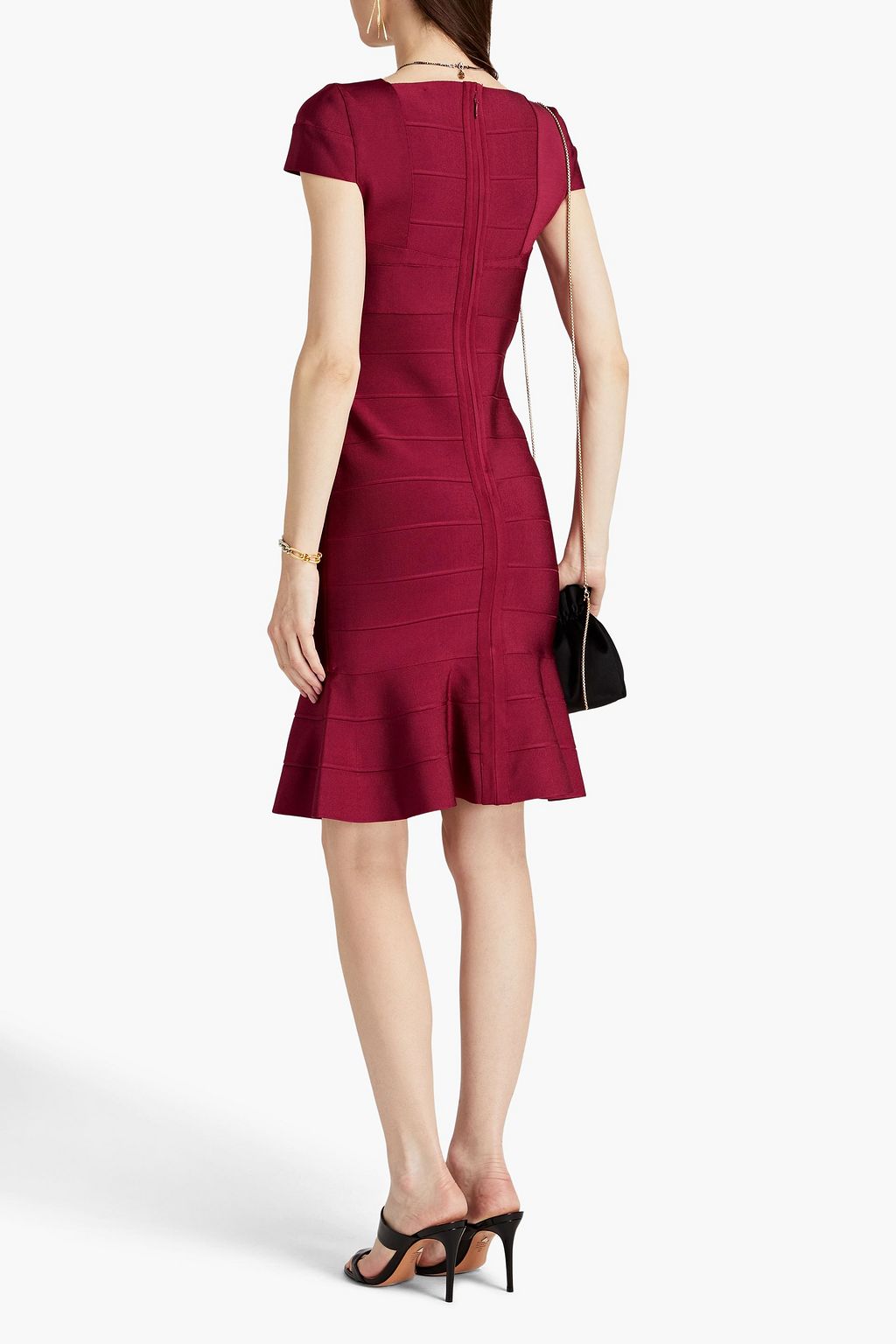 HERVÉ LÉGER Fluted bandage dress