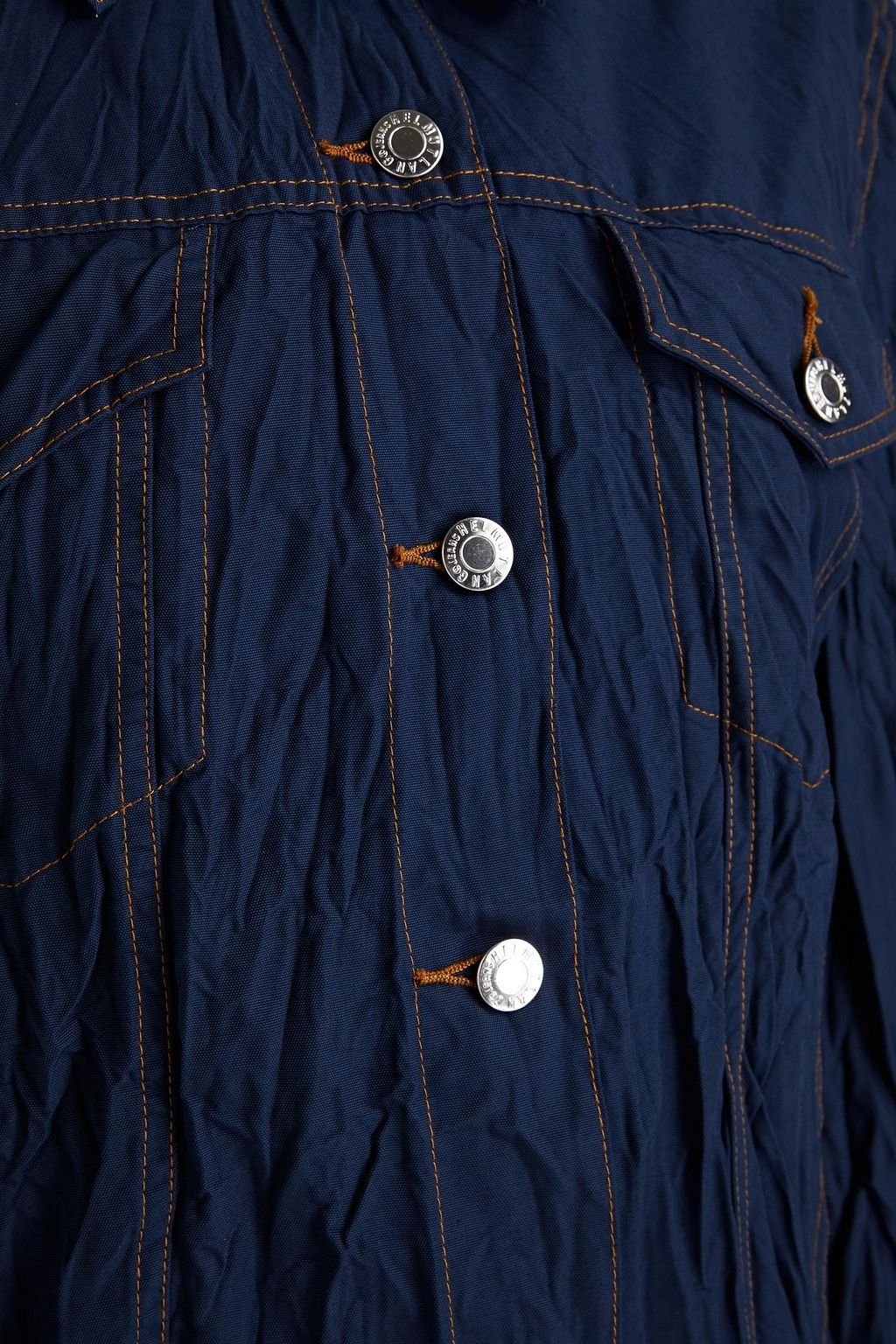 HELMUT LANG Crinkled canvas jacket