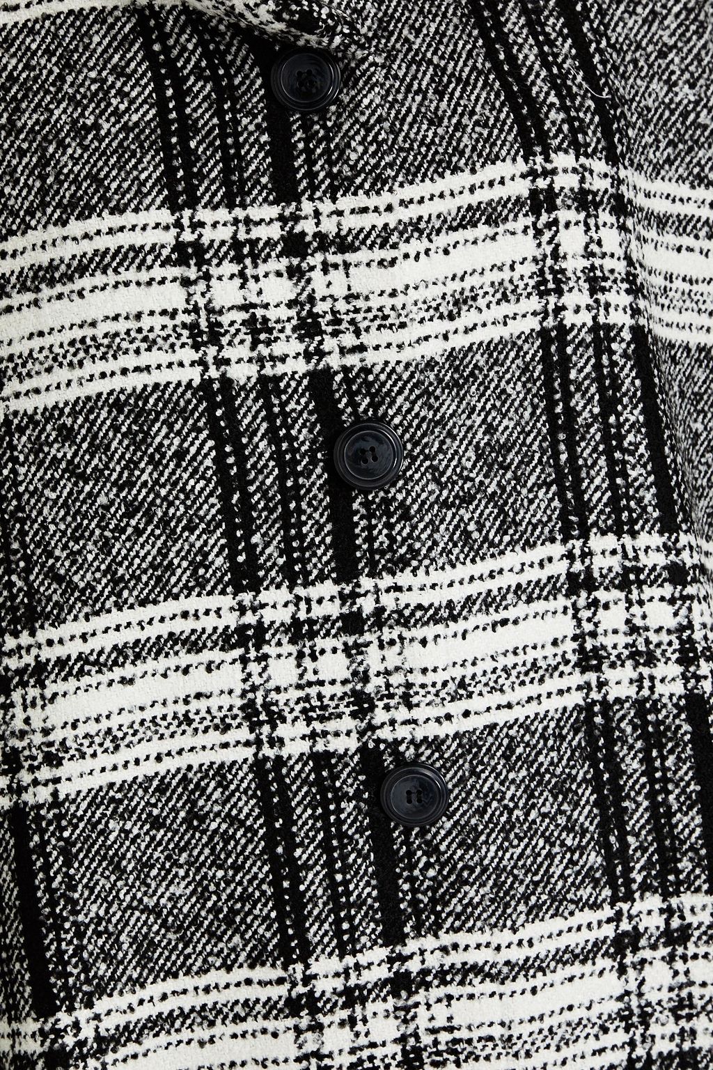 BAUM UND PFERDGARTEN Darling oversized checked tweed coat