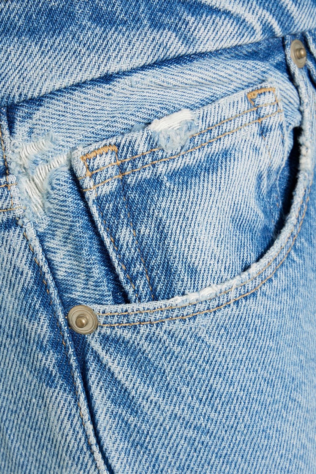 GOOD AMERICAN Good Boy distressed boyfriend jeans