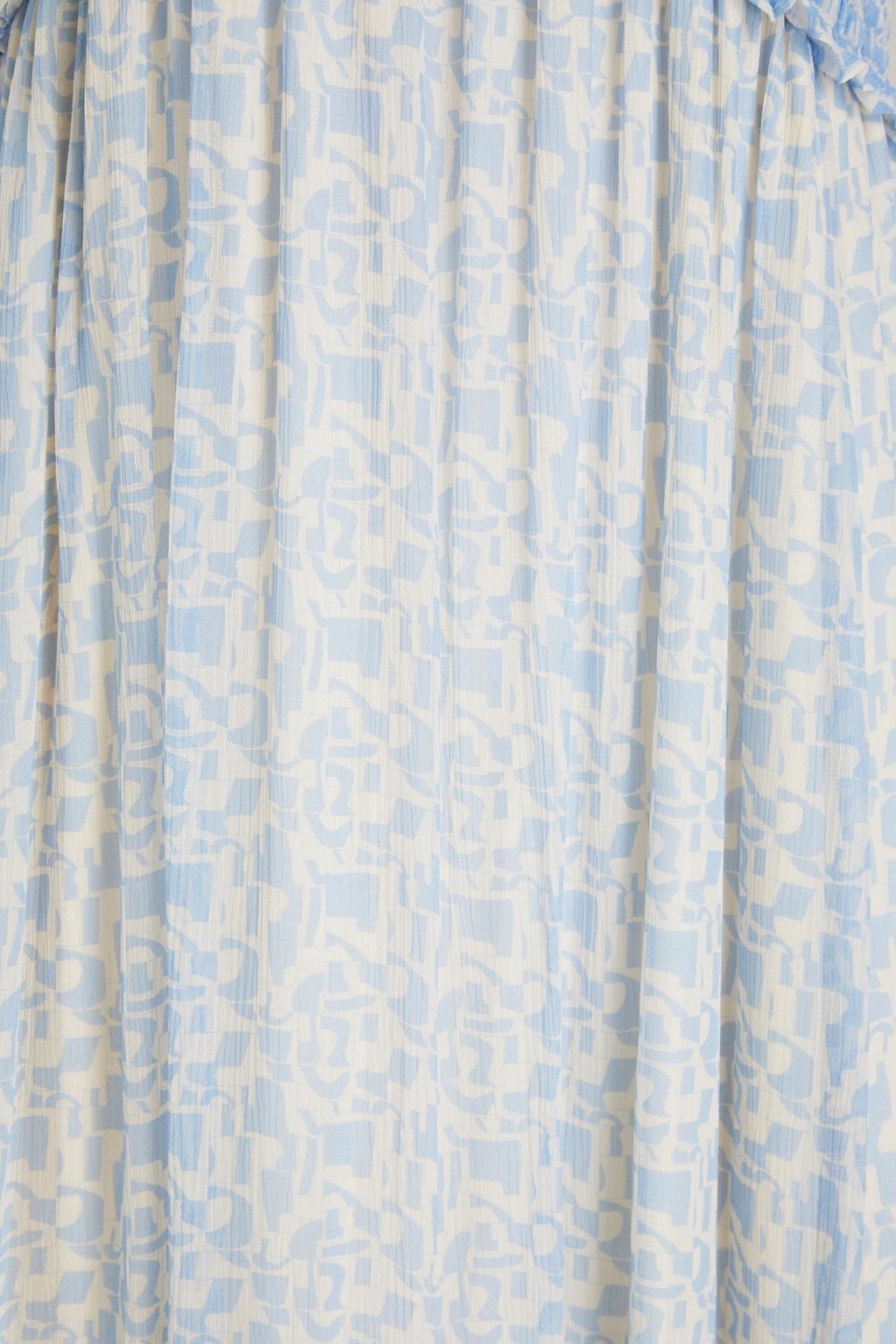 BAUM UND PFERDGARTEN Ari cold-shoulder floral-print crepon midi dress