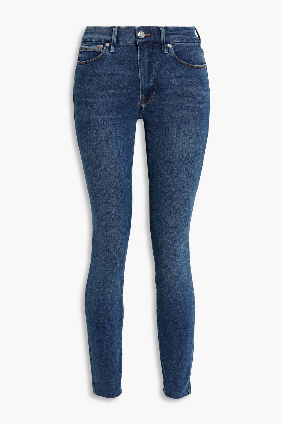 good american - good legs high-rise skinny jeans - blue - 24