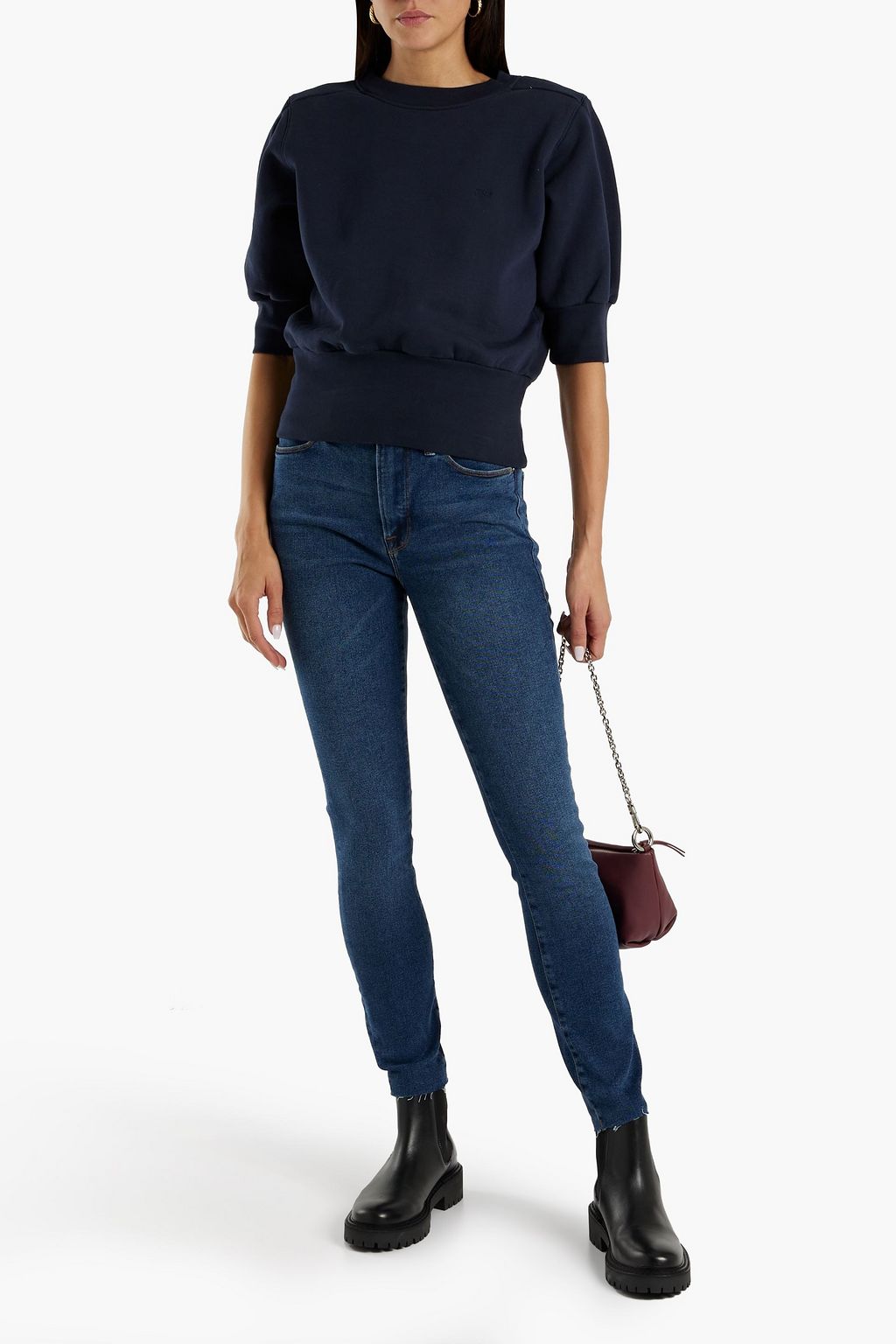 GOOD AMERICAN Good Legs high-rise skinny jeans