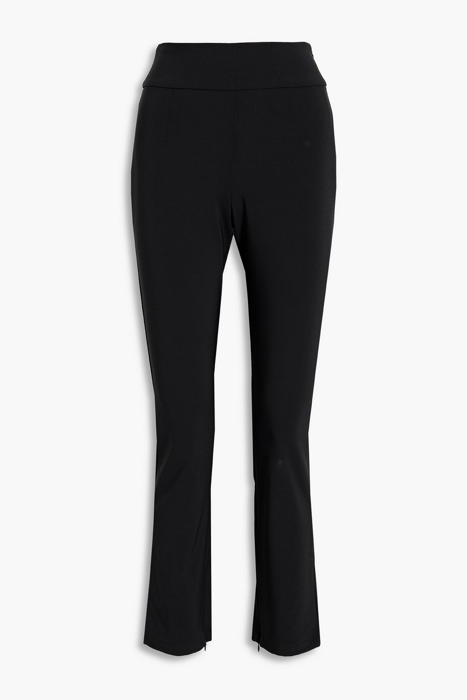 Good American Disco Twill Straight-leg Pants In Black