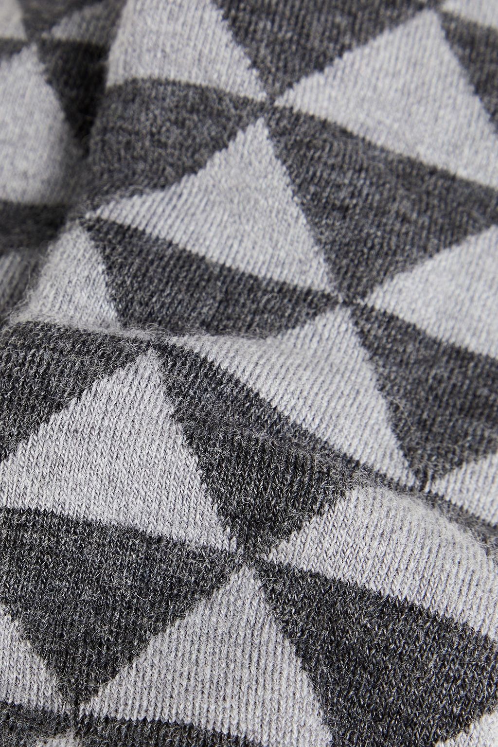 FUSALP Logo-appliquéd jacquard-knit wool-blend socks