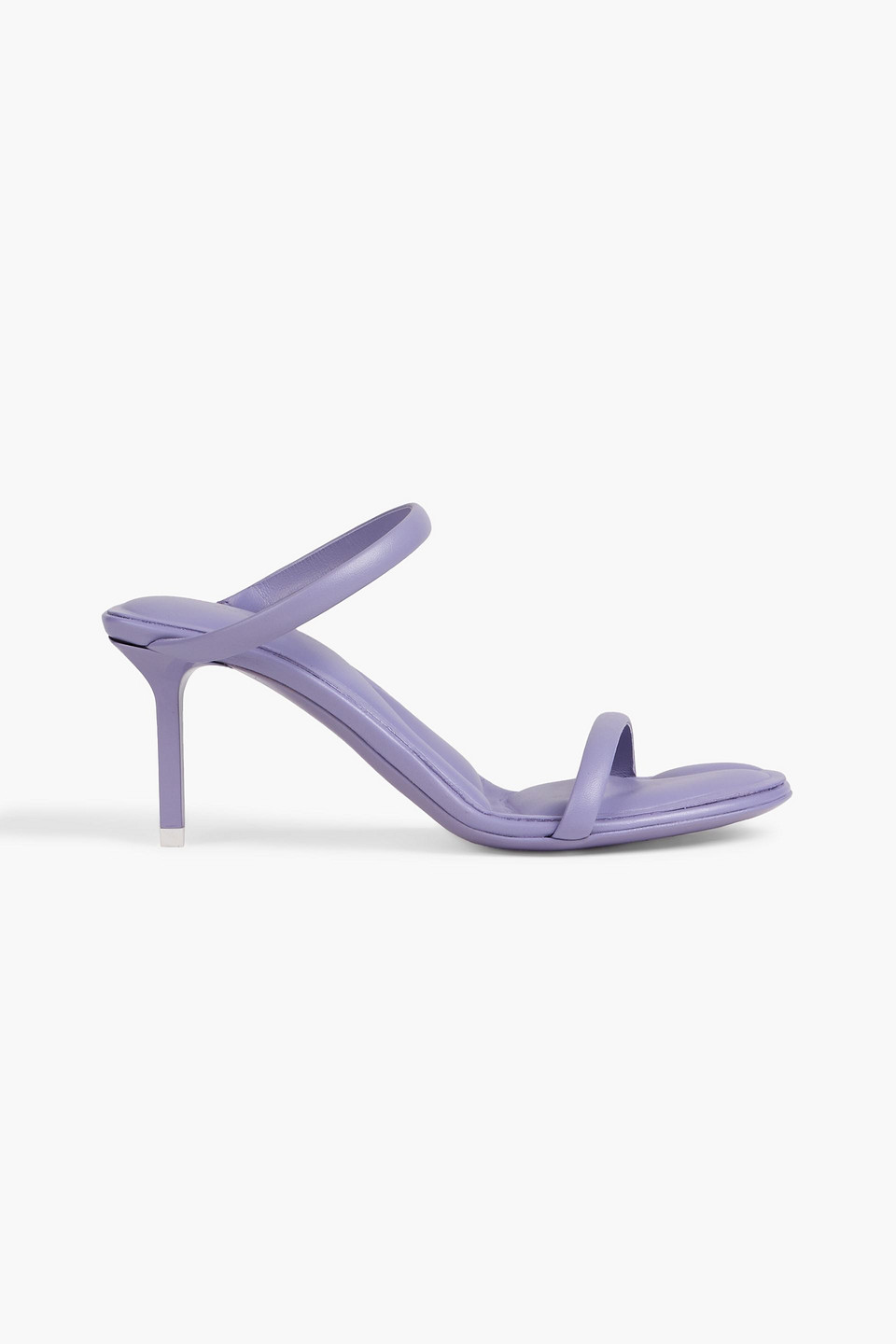 Shop Alyx Vulcano Two-tone Leather Sandals In Lilac