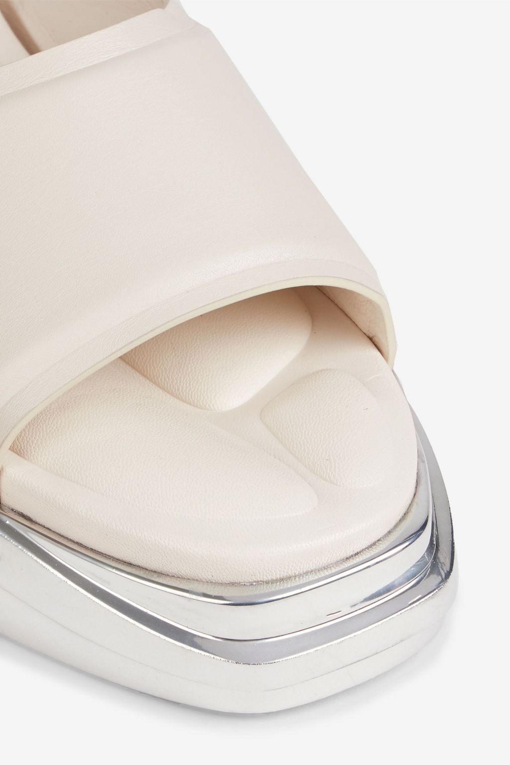 1017 ALYX 9SM Mono smooth and mirrored-leather slides