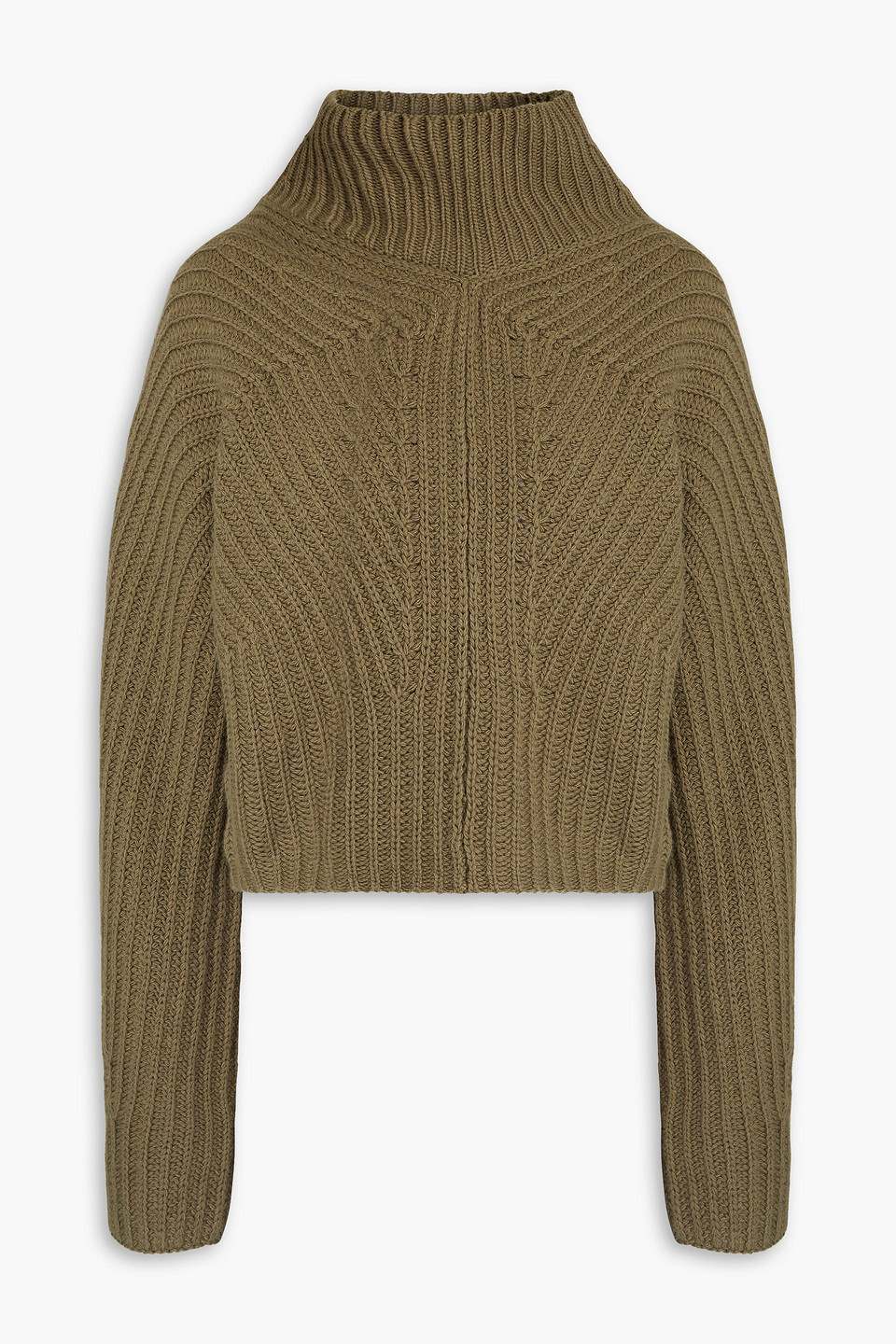 Theory Wool And Cashmere-blend Turtleneck Jumper In Neutrals
