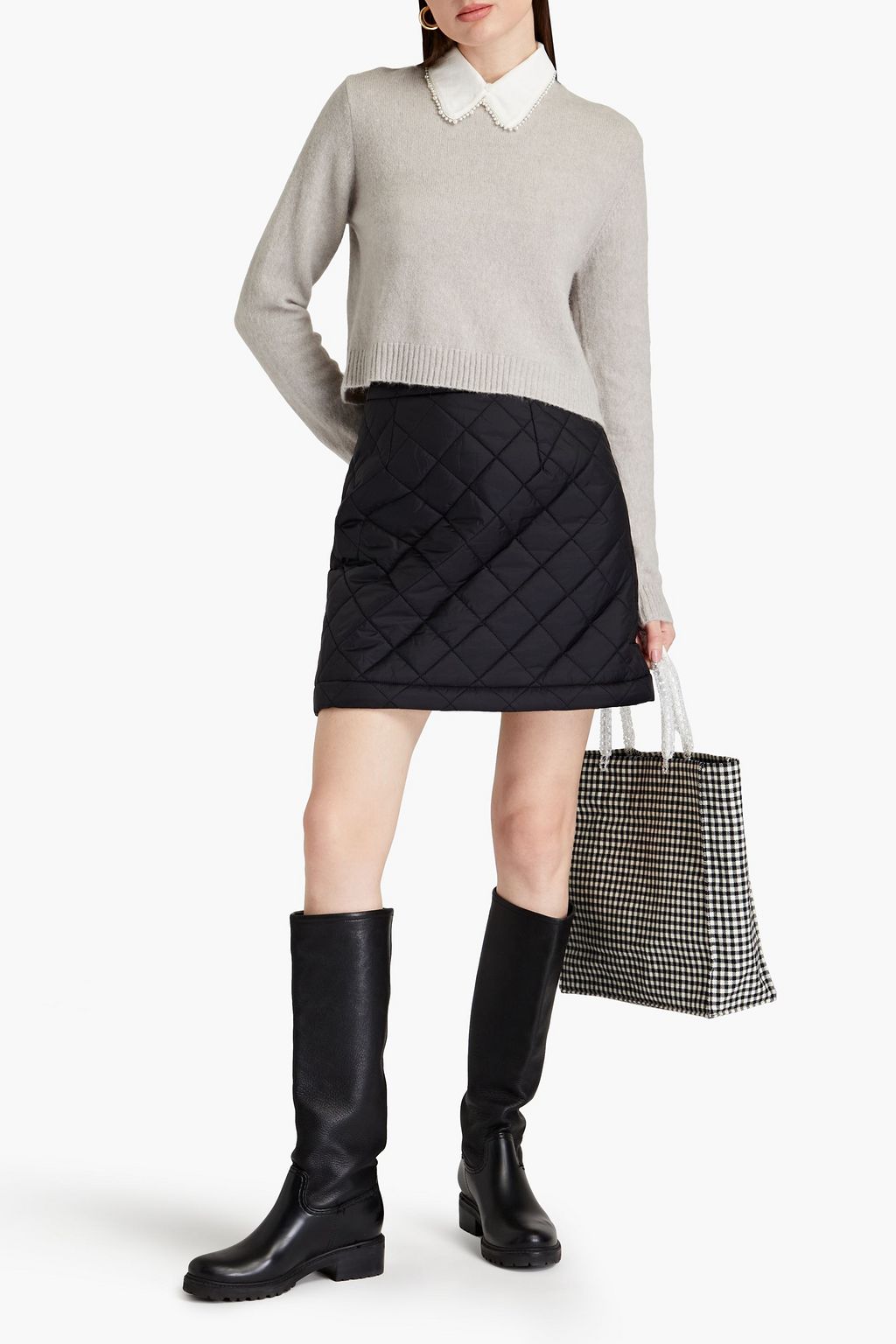 BAUM UND PFERDGARTEN Cabreena embellished knitted sweater