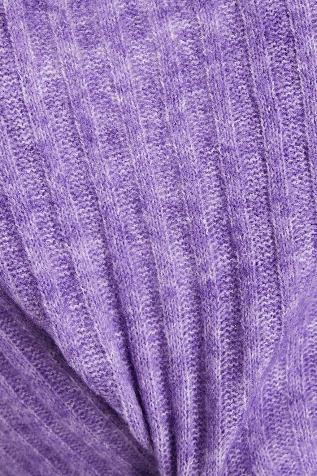 BAUM UND PFERDGARTEN Cesya cropped mélange ribbed-knit top