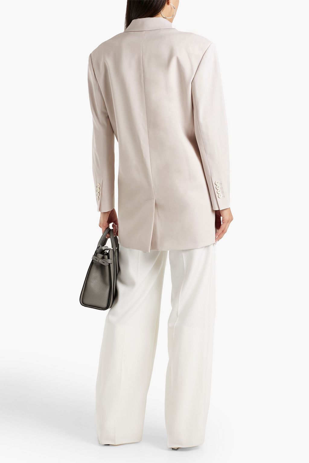 BRUNELLO CUCINELLI Wool-blend twill blazer