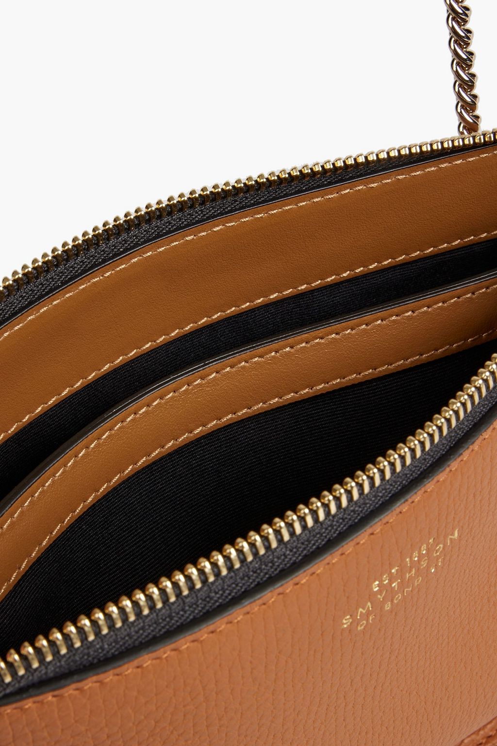 SMYTHSON Ludlow Concertina pebbledleather shoulder bag THE