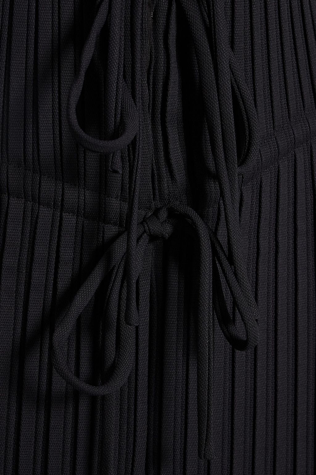 A.L.C. Stella plissé-woven midi dress