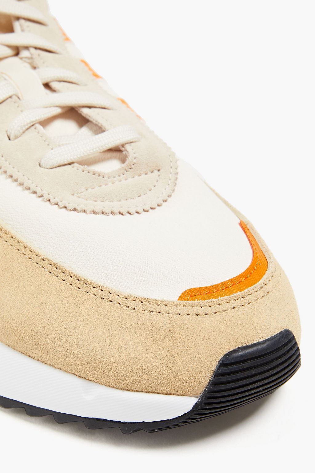 ADIDAS ORIGINALS Faux leather, suede and crepe sneakers