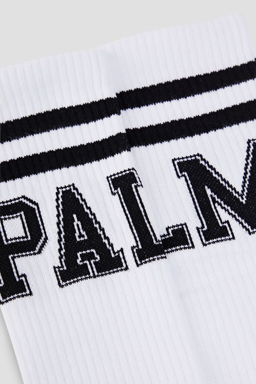 PALM ANGELS Cotton-blend jacquard socks